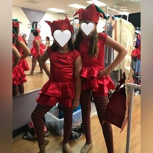Balera Red Holiday Elf Costume